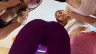 Worship the Mistresses Butts and Follow their JOI - Group POV Ass Worship Femdom