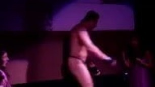 She wanted suck his cock on stage (CFNM)