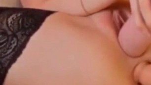 Dp anal masturbation close-up