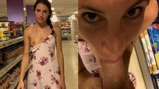 Two Cumshot with Public Flashes and Shower Sex -amateur Couple MySweetApple