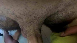 African pussy hole pumped until it is full of sperm