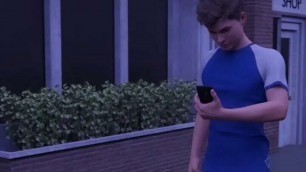 College Kings #18 Standing outside apartment but naked