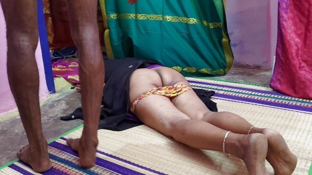 A beautiful aunty has painful sex with me