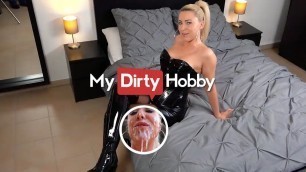 MyDirtyHobby - Busty blonde gets her ass fucked big a big cock