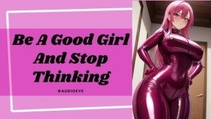 Be a Good Girl and Stop Thinking | Wlw Lesbian Gentle Femdom ASMR Audio Roleplay